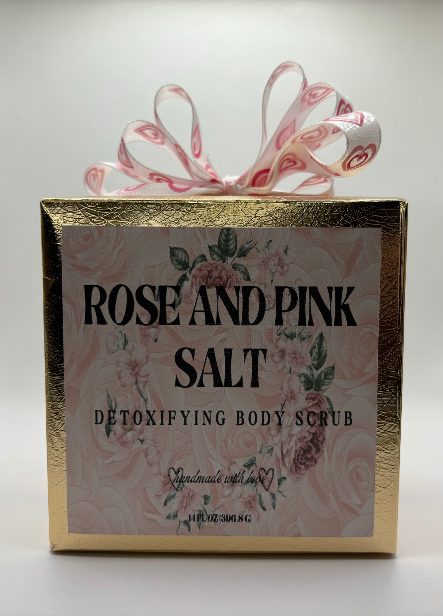 Pink Salt and Rose Body Scrub